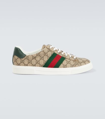 Billigdesigner Gucci Ace GG Supreme Turnschuhe mehrfarbig