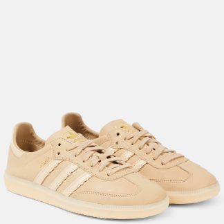 Designer kaufen Adidas Samba Decon Leder Turnschuhe beige