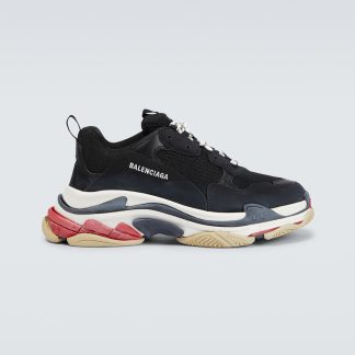 Designer kaufen Balenciaga Triple S Turnschuhe schwarz