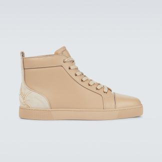 Großhandel Luxus Christian Louboutin Fun Louis Turnschuhe beige