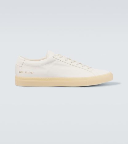 Großhandel Luxus Common Projects Achilles Leder Turnschuhe weiß