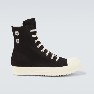 Großhandel Luxus DRKSHDW by Rick Owens Canvas Turnschuhe schwarz