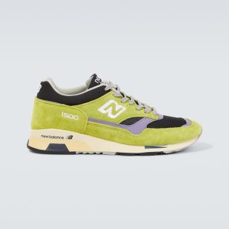 Großhandel Luxus New Balance Made UK 1500 Leder Turnschuhe grün