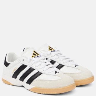 Großhandelsdesigner Adidas Samba Millenium Leder Turnschuhe weiß