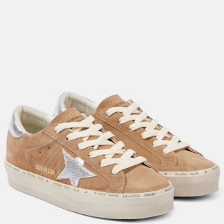 Großhandelsdesigner Golden Goose Hi-Star Wildleder Turnschuhe braun