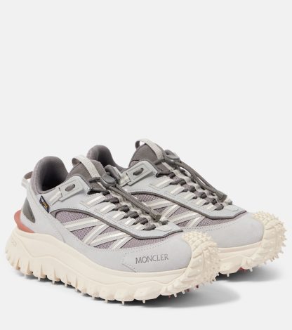 Großhandelsdesigner Moncler Trailgrip Leder Trailrunning-Schuhe rosa