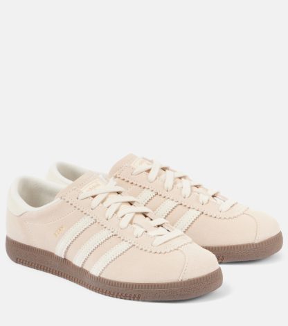 Hochwertiger Designer Adidas Bern Wildleder Turnschuhe weiß