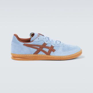 Hochwertiger Designer Asics x Hay Skyhand OG Leder Turnschuhe blau