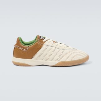 Hochwertiger Luxus Adidas x Wales Bonner Samba Leder Turnschuhe beige