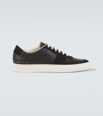 Hochwertiger Luxus Common Projects BBall Duo Sneakers aus Leder und Wildleder braun