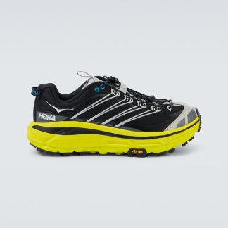 Hochwertiger Luxus Hoka One One Mafate Three2 Laufschuhe schwarz