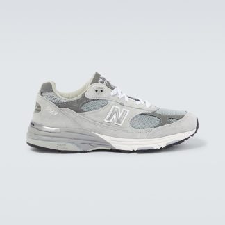 Hochwertiger Luxus New Balance Made USA 993 Core Turnschuhe grau