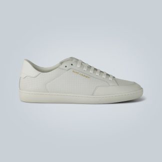 Hochwertiger Luxus Saint Laurent SL10 Niedrige Turnschuhe weiß