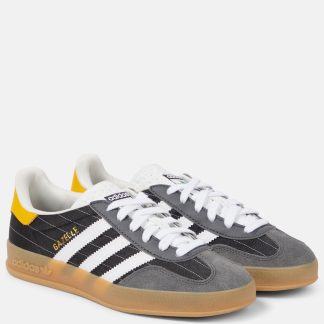 Luxus kaufen Adidas Gazelledoor Sneakers mit Wildlederbesatz schwarz