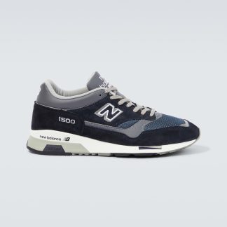 Luxus kaufen New Balance Made UK 1500 Leder Turnschuhe blau