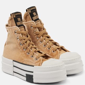 Luxus kaufen Rick Owens x Converse DBL DRKSTAR Chuck 70 Turnschuhe braun