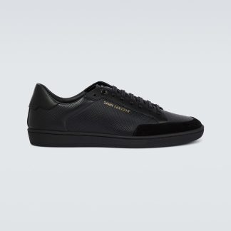 Luxus kaufen Saint Laurent Court Classic Low-Top Turnschuhe schwarz