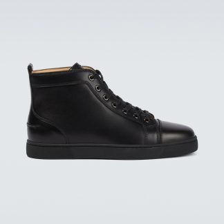 Mode-Luxus Christian Louboutin Louis Turnschuhe schwarz