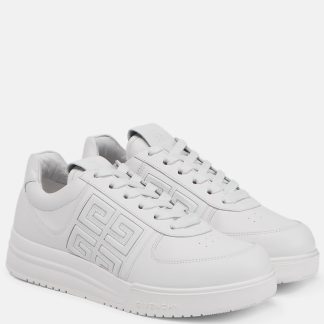 Mode-Luxus Givenchy G4 Low-Top-Sneaker aus Leder weiß