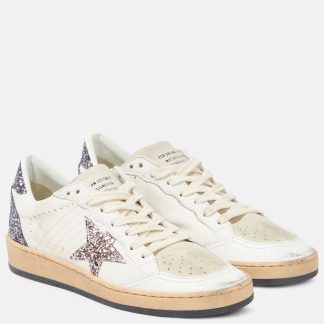 Mode-Luxus Golden Goose Ball Star Leder Turnschuhe weiß