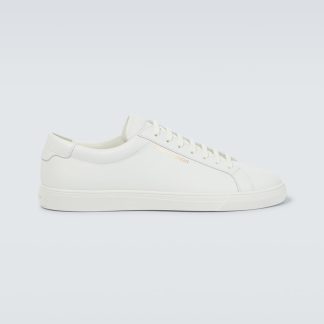 Mode-Luxus Saint Laurent Andy Low-Top Turnschuhe weiß