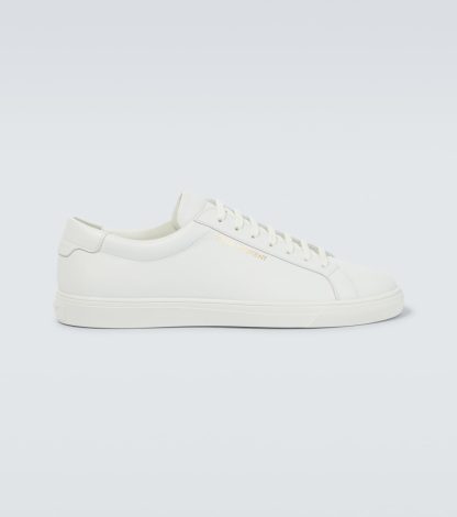 Mode-Luxus Saint Laurent Andy Low-Top Turnschuhe weiß