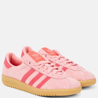 Modedesigner Adidas Bermuda Wildleder Turnschuhe rosa