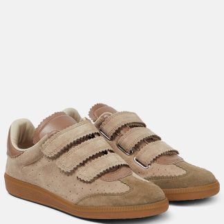 Modedesigner Isabel Marant Beth Low-Top Sneakers aus Wildleder braun