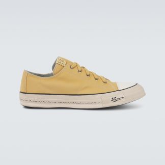 Modedesigner Visvim Skagway L.T. Canvas Turnschuhe gelb