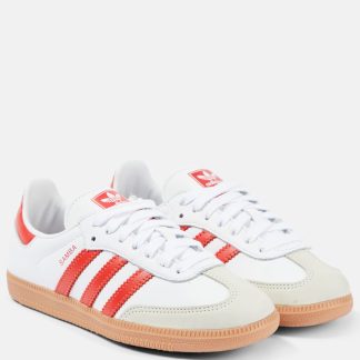 Replik-Designer Adidas Samba OG Leder Turnschuhe weiß