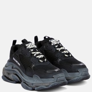 Replik-Designer Balenciaga Triple S Turnschuhe schwarz