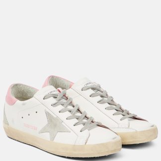 Replik-Designer Golden Goose Super-Star Leder Turnschuhe weiß