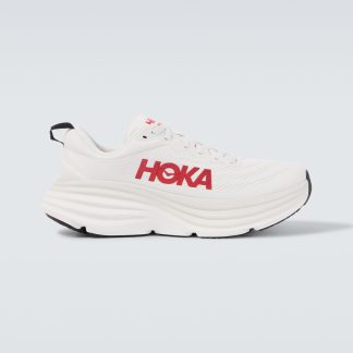 billiger Luxus Hoka One One Bondi 8 Laufschuhe weiß