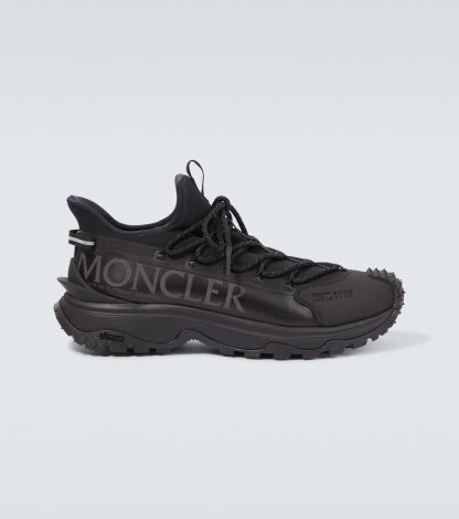 billiger Luxus Moncler TrailGrip Lite2 Ripstop Turnschuhe schwarz