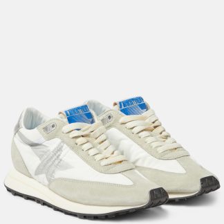 falscher Luxus Golden Goose Neutrale Turnschuhe mit Wildlederbesatz von Marathon