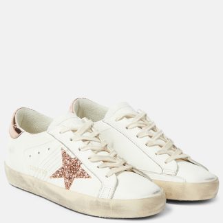 falscher Luxus Golden Goose Super-Star Leder Turnschuhe mehrfarbig