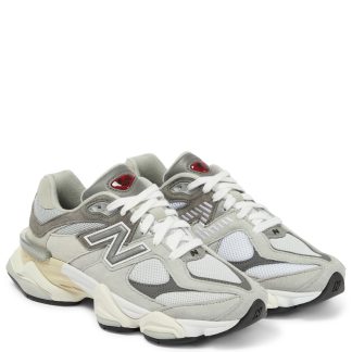 falscher Luxus New Balance 9060 Wildleder Turnschuhe grau