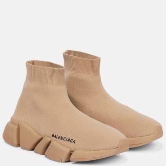 gefälschter Designer Balenciaga Speed 2.0 Turnschuhe beige