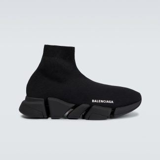 gefälschter Designer Balenciaga Speed 2.0 Turnschuhe schwarz