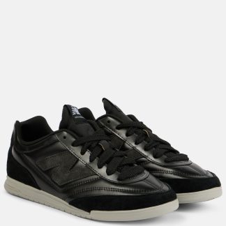 gefälschter Designer New Balance x Junya Watanabe RC42 Leder Turnschuhe schwarz