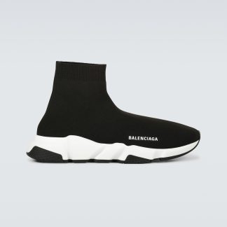 heißer Verkauf Designer Balenciaga Speed Turnschuhe schwarz