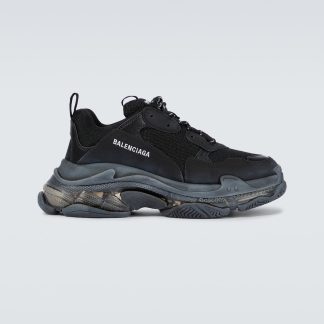 heißer Verkauf Designer Balenciaga Triple S Turnschuhe schwarz