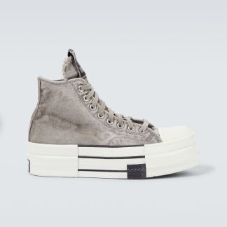 heißer Verkauf Designer DRKSHDW by Rick Owens x Converse DBL DRKSTAR Chuck 70 Turnschuhe grau