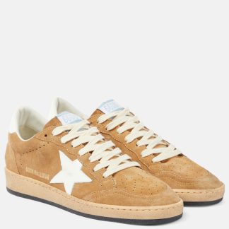 heißer Verkauf Designer Golden Goose Ball Star Wildleder Turnschuhe beige