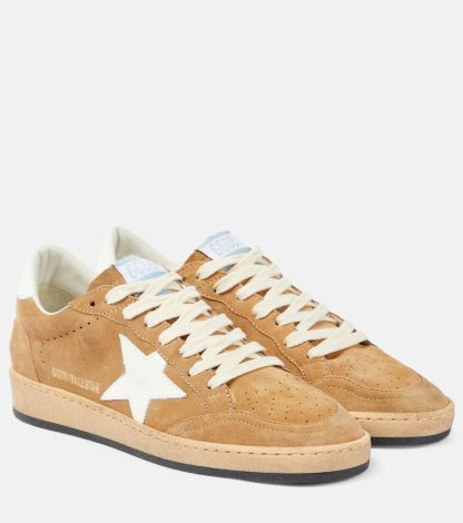 heißer Verkauf Designer Golden Goose Ball Star Wildleder Turnschuhe beige